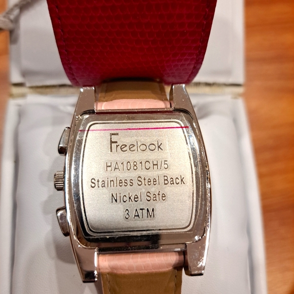 Extremely rare FREELOOK discontinued pink women's watch - Picture 2 of 7